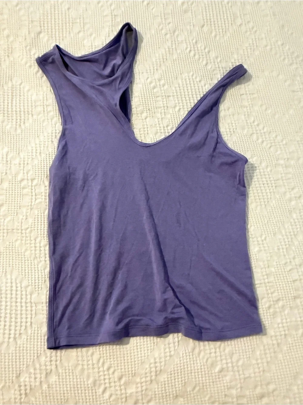 Lululemon Women's Purple Scoop Neck Tank Top